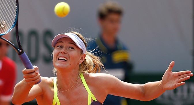 En finale, Sharapova n'a pas réussi à profiter pleinement des erreurs de l'adversaire, et Maria a elle-même commis des fautes directes. Crédit : AP