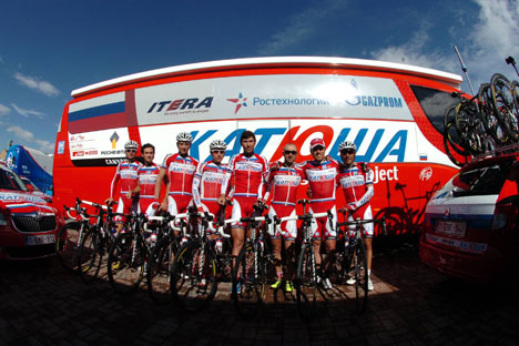 Katusha is now competing in the Tour de France race, which concludes on July 21. Source: Legion Media