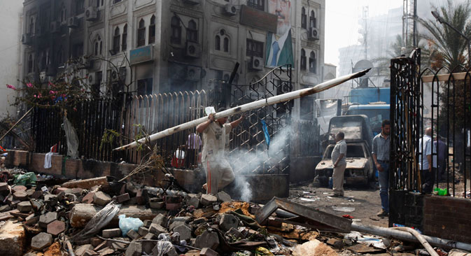 L'envergure et la violence des affrontements au Caire font, de nouveau, craindre le début d'une véritable guerre civile en Egypte. Crédit : Reuters