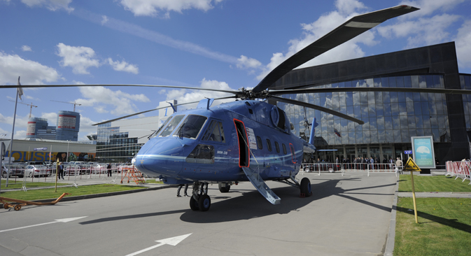 Des hélicoptères appréciés pour leur robustesse et leur résistance aux climats extrêmes. Ici, un Mi-38. Crédit : RIA Novosti