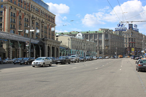 Avec la crise, les prix de l’immobilier commercial rue Tverskaïa ont considérablement diminué. Source : service de presse