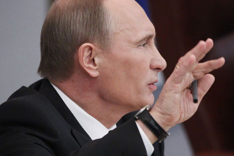 The Russian business community is against Putin's proposal. Source: Ilya Pitalev / RIA Novosti
