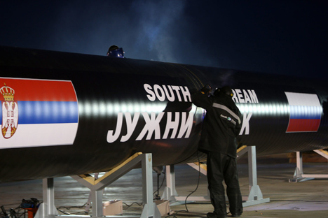 Dans les cercles diplomatiques, l’on considère que la position de l’UE au sujet de South Stream s’explique par le fait que l’UE est actuellement présidée par la Lituanie, pays en conflit de longue date avec Gazprom. Crédit : Itar-Tass