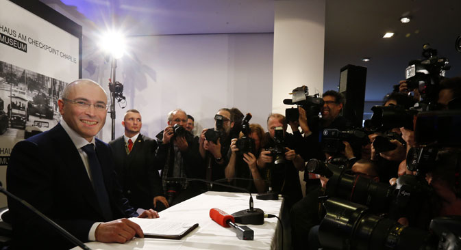 Mikhaïl Khodorkovski prévoit de rester en Europe. Crédit : Reuters