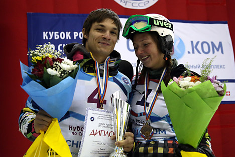 Vic Wild et Alena Zavarzina. Crédit : Valeri Melnikov / RIA Novosti