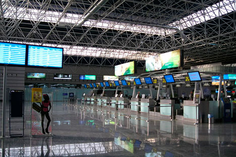 Aéroport de Sotchi, la salle de départ. Source : wikipedia.ru