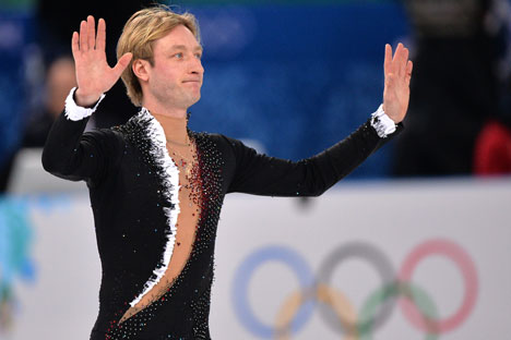 Après l’intervention, le patineur n’a pas eu le temps pour s'en remettre, étant obligé de se préparer pour les Jeux olympiques de Sotchi. Crédit : Vladimir Pesnya / RIA Novosti