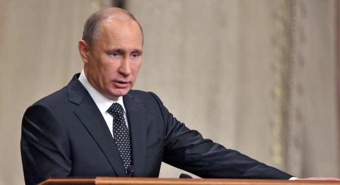 La décision à propos de la taille du contingent militaire russe qui peut être utilisé en Ukraine sera prise par le président de la Fédération de Russie Vladimir Poutine. Crédit : Reuters
