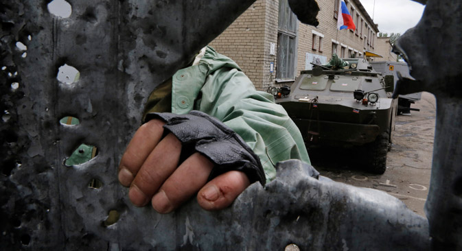 Selon les estimations de l’ONU, à la fin juin, plus de 110 000 Ukrainiens ont fui vers le territoire russe. Crédit : AP