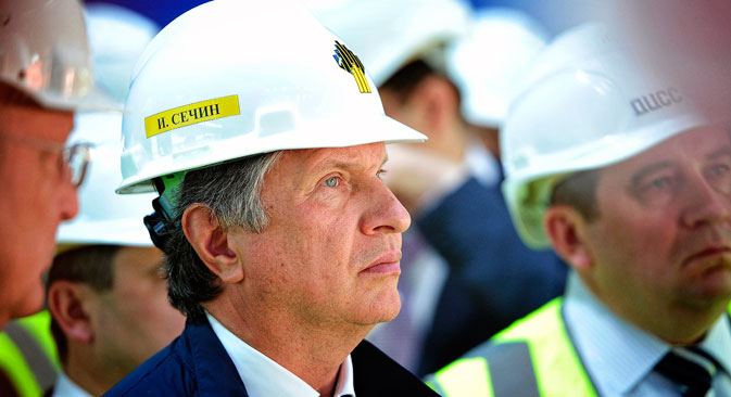 Igor Setchine, président du conseil d'administration de la compagnie Rosneft. Crédit photo : ITAR-TASS