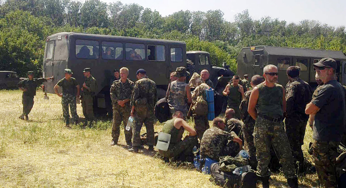 Selon les chiffres officiels, 438 militaires ukrainiens sont passés le 4 août sur le territoire russe, dont 164 gardes-frontières. Crédit : Ioulia Nassoulina/RIA Novosti