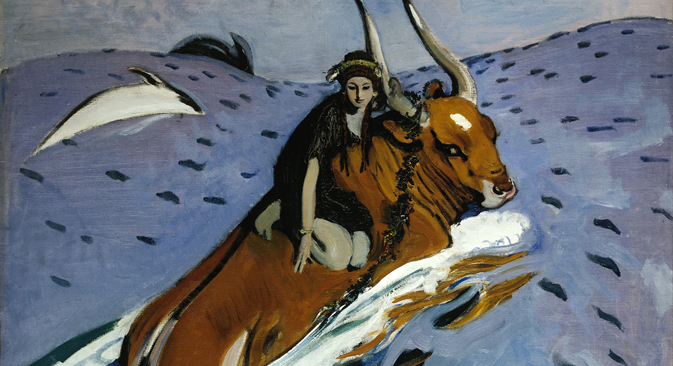 Valentin Serov, L'enlèvement d'Europe, 1910. Galerie Trétiakov.
