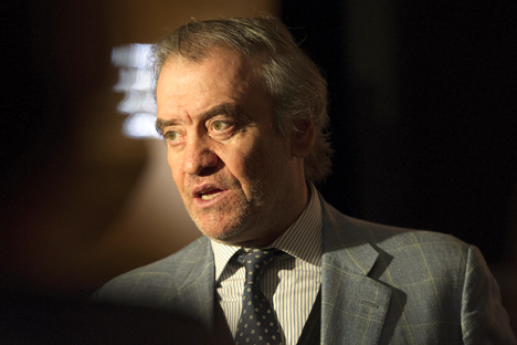 Le directeur du théâtre Mariinski et chef d'orchestre Valeri Guerguiev. Crédit : Mikhaïl Klimentiev/TASS