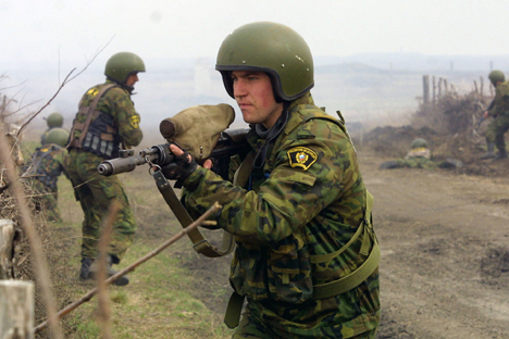 Anti-Terror-Übung in südrussischem Nowotscherkassk.