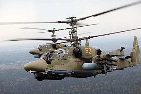Borbeni helikopter Ka-52 "Aligator". Fotografija: Snake Eyes