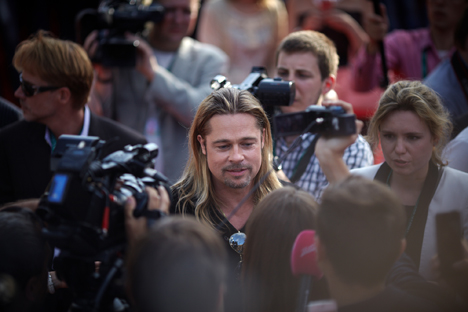 Brad Pitt stigao je u Moskvu na predstavljanje svog novog filma. Izvor: Elena Početova