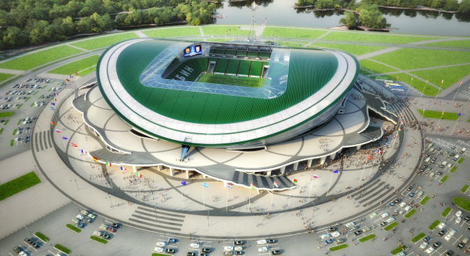 Projekt stadiona „Arena Kazan” u Kazanju. Iz slobodnih izvora