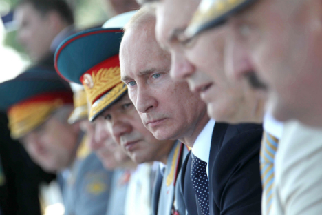 U nedjelju su Vladimir Putin i Viktor Janukovič otputovali u Sevastopolj kako bi čestitali mornarima Dan Ratne mornarice Rusije i Dan ukrajinske flote. Foto: ITAR-TASS.