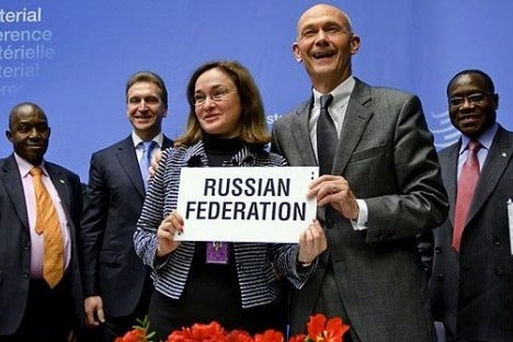 Jedan od ekonomskih vrhunaca 2012. za Rusiju bio je njezin ulazak u Svjetsku trgovinsku organizaciju. Izvor: AFP / EastNews
