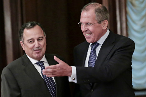 Ministri vanjskih poslova Egipta i Rusije, Nabil Fahmi i Sergej Lavrov. Izvor: ITAR-TASS