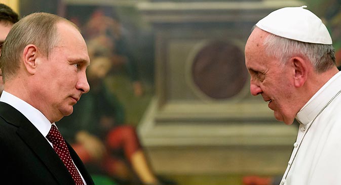 Susret ruskog predsjednika s novim rimskim papom nije bio samo formalnost. Izvor: Reuters