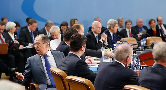 The NATO-Russia Council held a meeting of foreign ministers in Brussels on Dec.3-4. Source: Reuters