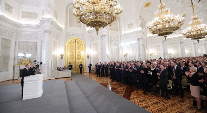 Vladimir Putin: Protiv smo toga da se jedna vojna organizacija počne ponašati kao gazda pored naše ograde, pored naše kuće, ili na ruskim povijesnim prostoirma. Izvor: Rossijskaja gazeta