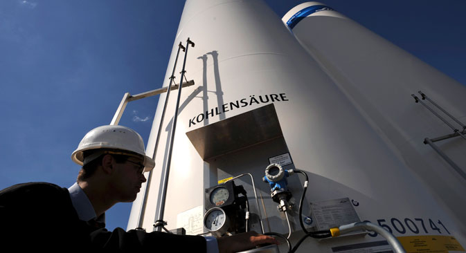 Zbog sukoba s ruskim holdingom ukrajinske vlasti ponovno kupuju plin od njemačke tvrtke RWE Supply & Trading. Izvor: AP