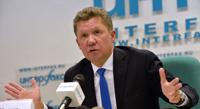 Tvrtka Gazprom je poslije tužbi koje su protiv nje podnesene sudu u Stockholmu već revidirala cijene plina. Na slici: Aleksej Miller, prvi čovjek ruskog plinskog diva. Izvor: RIA Novosti
