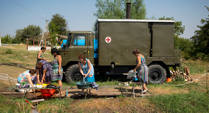 Većina izbjeglica je na Krim stigla preko Rostovske oblasti Rusije koja graniči s Ukrajinom. Kažu da su svi drugi putevi opasni. Foto-galerija: Mihail Mordasov.