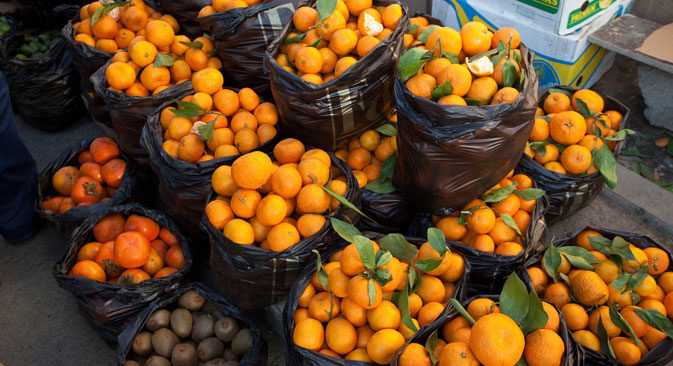 Posebno su zabrinuti izvoznici mandarina, koji ove godine očekuju rekordan urod od 80 tona, a čije je glavno tržište bilo rusko. Izvor: PhotoXPress