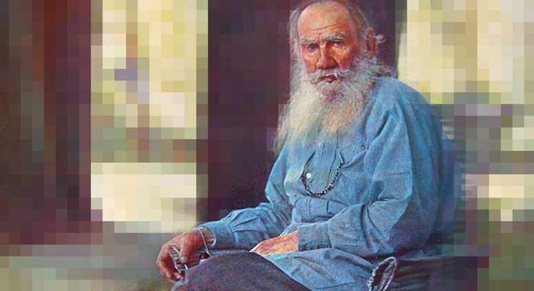 Tolstoj se za života odrekao svih autorskih prava. Ilustracija na temelju fotografije Sergeja Prokudin-Gorskog