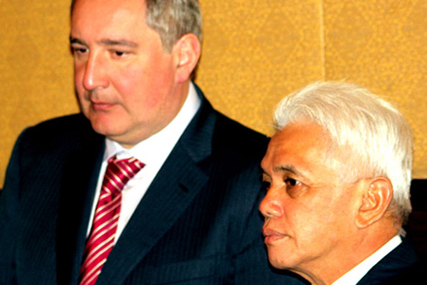 Wakil Perdana Menteri Federasi Rusia Dmitry Rogozin mengatakan bahwa Rusia sangat ingin memiliki partner yang dapat diandalkan di wilayah Indonesia. Kredit: Mikhail Tsyganov