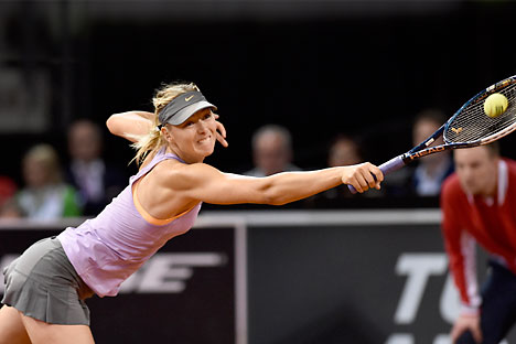 Maria Sharapova menempati peringkat sembilan dalam peringkat WTA terbaru. Foto: DPA/Vostock-Photo