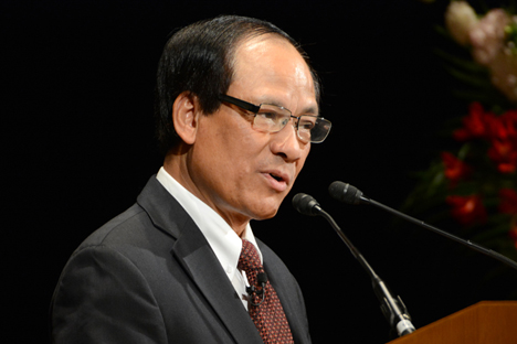 Sekretaris Jenderal ASEAN H.E. Le Luong Minh menyambut partisipasi aktif Rusia di kawasan Asia-Pasifik. Foto: AFP/East News