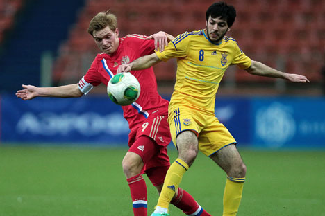 Perserikatan Sepak Bola Rusia dan Federasi Sepak Bola Ukraina menyampaikan kekhawatiran mereka mengenai keamanan pertandingan antara tim Rusia dan Ukraina dalam turnamen UEFA. Foto: Igor Russak/RIA Novosti