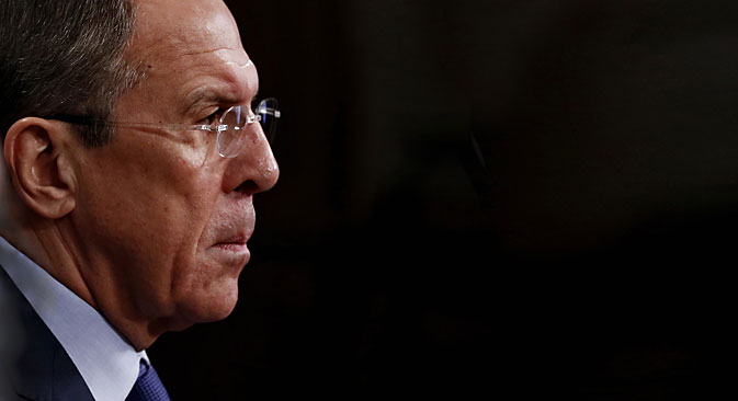 Menteri Luar Negeri Rusia Sergey Lavrov: Menuduh tanpa landasan, bungkam saat diminta bukti, serta memelintir kebenaran adalah ciri khas sikap Amerika Serikat dan sejumlah negara Eropa terhadap sejumlah peristiwa yang terjadi akhir-akhir ini. Foto: Photoshot/Vostock Photo