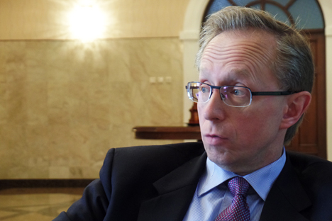 Duta Besar Rusia untuk Indonesia Mikhail Galuzin menyatakan Rusia memiliki harapan besar terkait prospek hubungan bilateral Rusia-Indonesia di bawah pemerintahan Presiden Joko Widodo. Foto: Fauzan Al-Rasyid/RBTH Indonesia