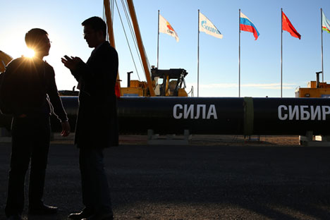 Yakutia, 1 September 2014: Peluncuran "Sila Sibiri" Foto: Valery Sharifulin/TASS