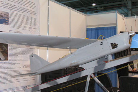 Pesawat pemantau tanpa awak (UAV) Orlan-10. Foto: Press photo