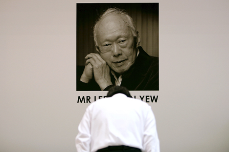Pengalaman Lee Kuan Yew membangun Singapura masih relevan untuk diteladani oleh para pemimpin dunia dan tokoh ekonomi negara berkembang, termasuk Rusia. Foto: Reuters 
