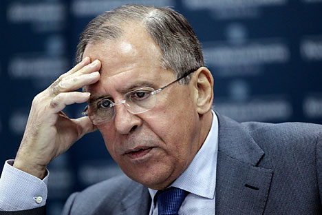 Menteri Luar Negeri Rusia Sergey Lavrov. Foto: Olesya Kurpyaeva/RG