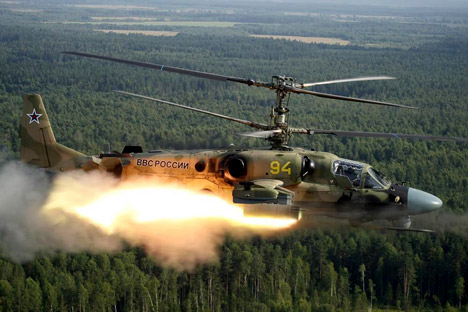 Karakteristik teknis dan taktis misil membuat helikopter yang dilengkapi misil ini dapat menyerang sejumlah target secara bersamaan dan meningkatkan kemampuan bertahan dalam pertempuran. Foto: Rostec