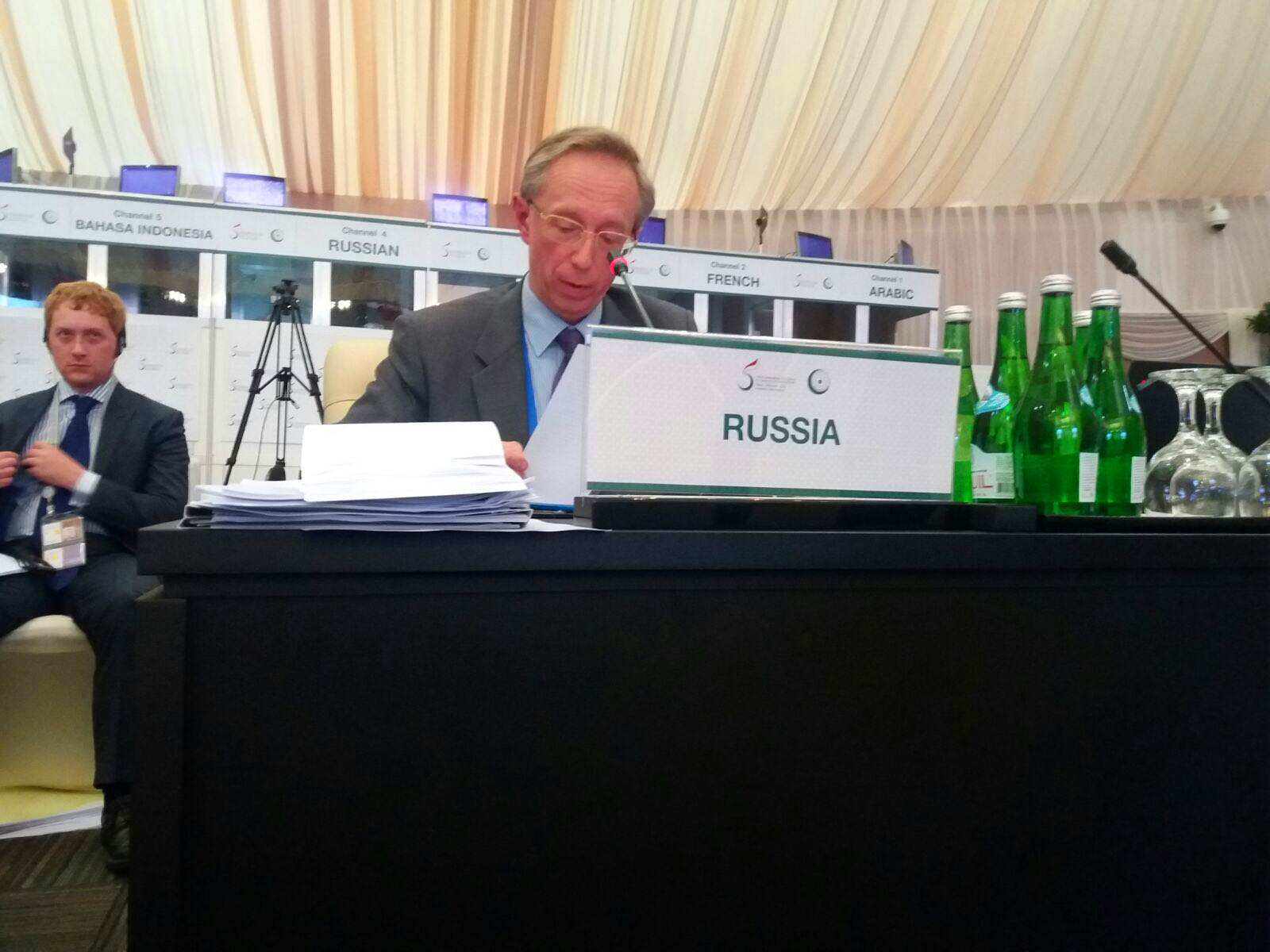 Rusia mendukung aspirasi warga Palestina yang ingin hidup merdeka di wilayah negara Palestina dengan ibu kota Yerusalem Timur.