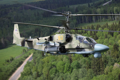 The twin-seat combat helicopter Ka-52 "Alligator" is equipped with hardware systems with night vision channels, enabling the crew to operate the Alligator in adverse weather conditions and at night. Source: Russian Helicopters Press Photo