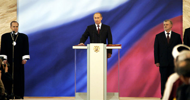 Inauguration ceremony of president of Russia Vladimir Putin, 7th March, 2004. Source: ITAR-TASS