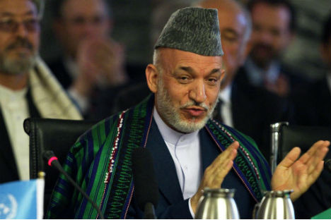 Hamid Karzai. Source: Reuters