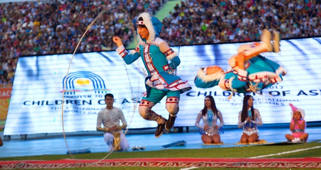 “Children of Asia Games - the beginning of victories”. Source: Press Photo