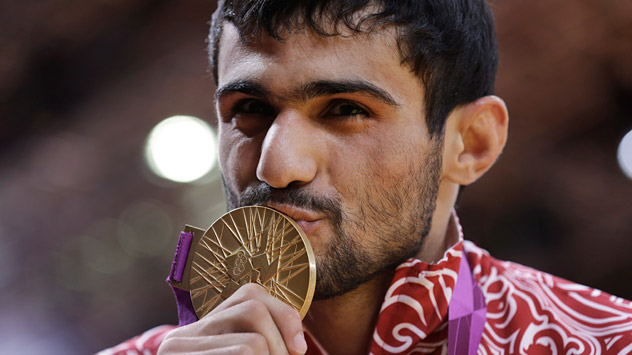 Arsen Galstyan: I hope my medal will bring people a little joy for Krymsk. I want the flood victims to hold their heads high and find the strength to cope with their problems and go on living. Source: AP