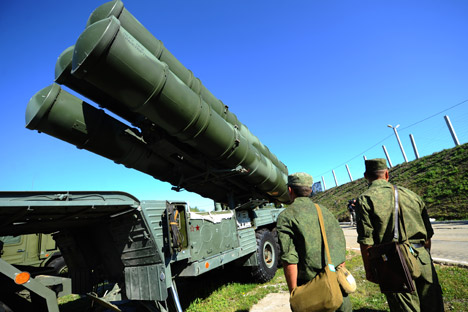 Triumf S-400 antiaircraft weapon system. Source: ITAR-TASS